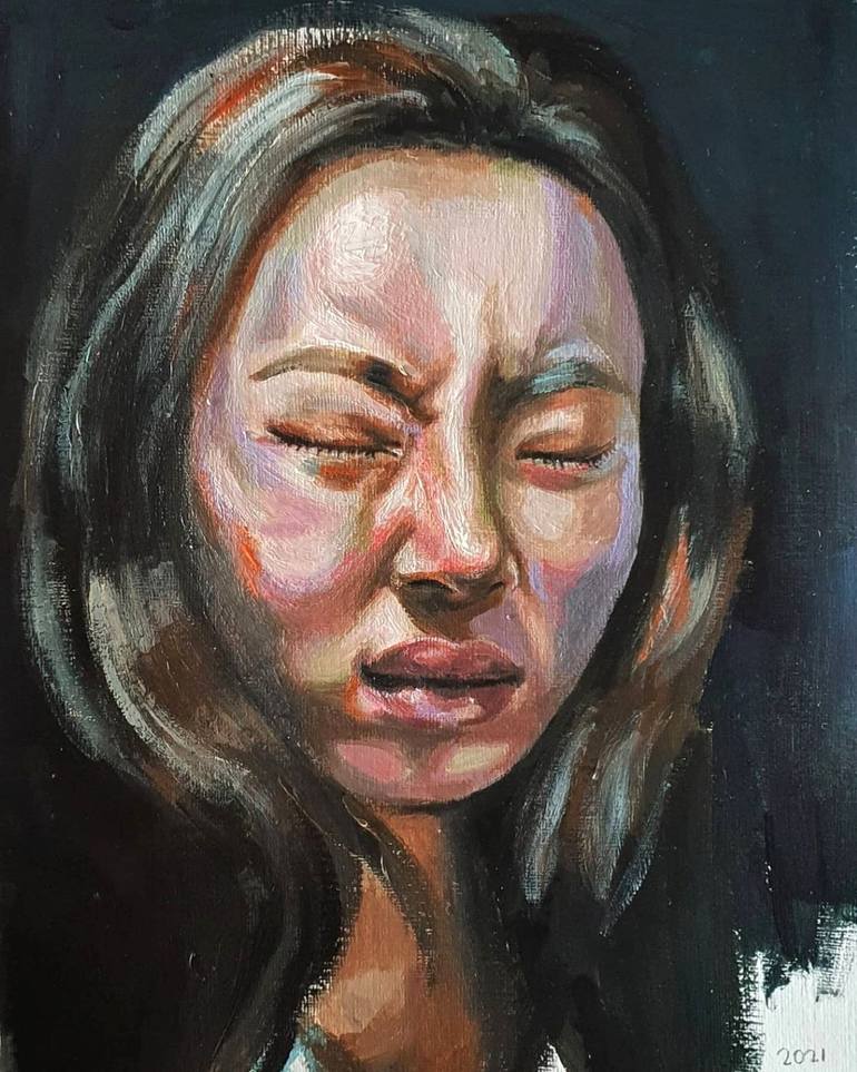 Original  Painting by rebecca yunjeong lee