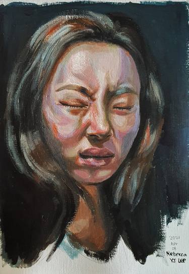 Original Realism Portrait Paintings by Rebecca Yunjeong Lee