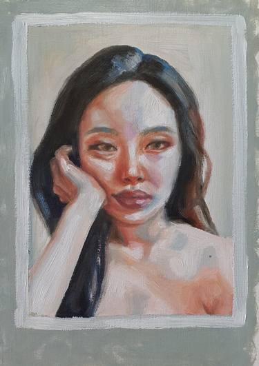Original Portraiture Portrait Paintings by Rebecca Yunjeong Lee