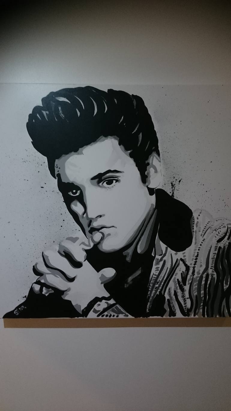 Original Pop Art Pop Culture/Celebrity Painting by Si Scott