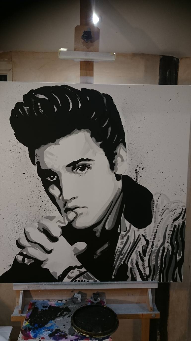 Original Pop Art Pop Culture/Celebrity Painting by Si Scott