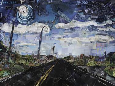 Print of Modern Landscape Collage by Patricia Berry