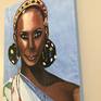 Ethiopian Woman by Caswell Mahlangu Painting by Beaullah Mahlangu ...