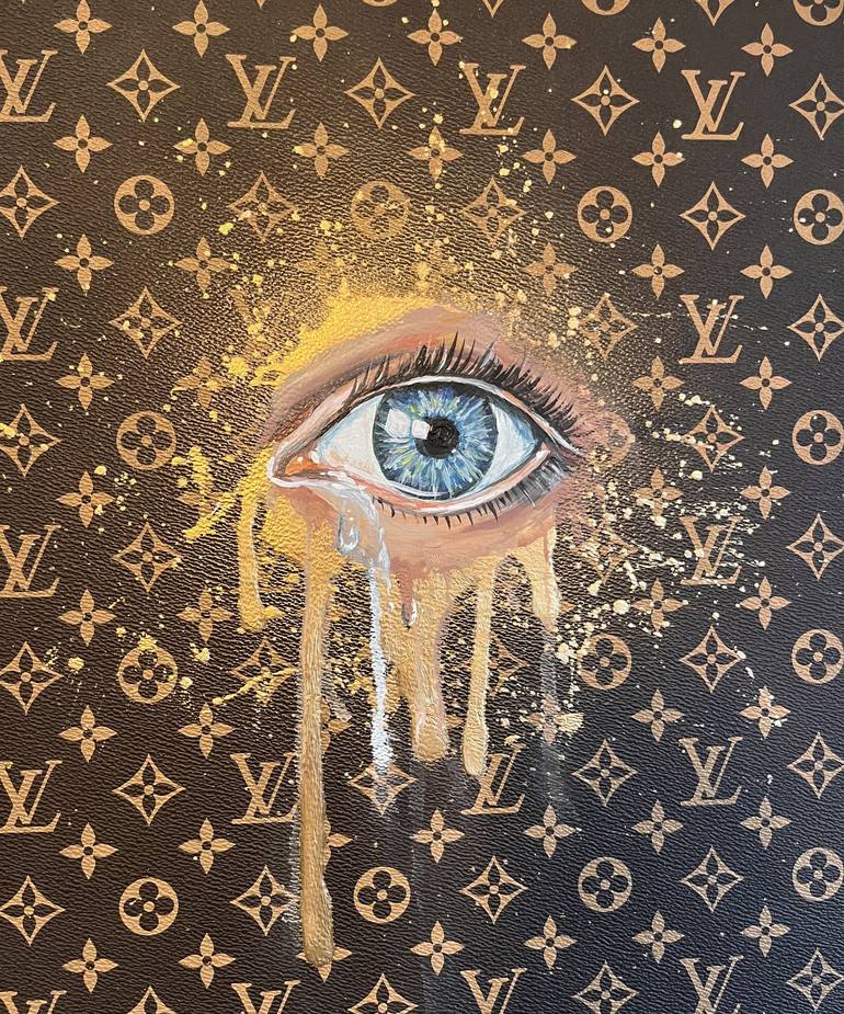 Eye of soul /Louis Vuitton Painting by Kateryna Tkachuk