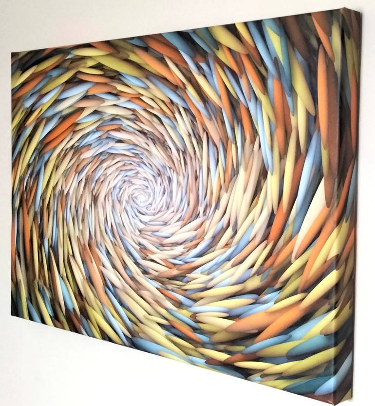 Original Surrealism Nature Mixed Media by Andrew Heart