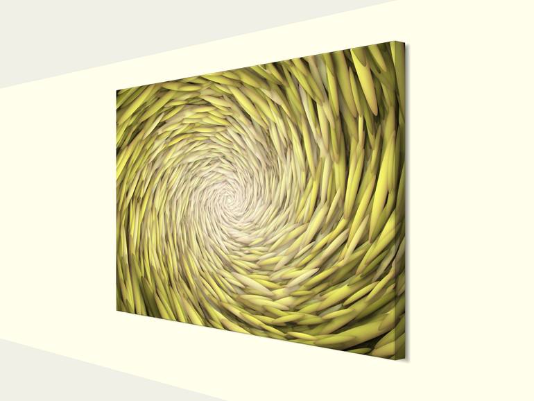Original Abstract Nature Mixed Media by Andrew Heart