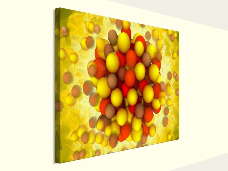 Original Abstract Nature Mixed Media by Andrew Heart