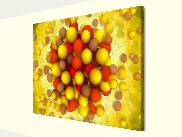 Original Abstract Nature Mixed Media by Andrew Heart