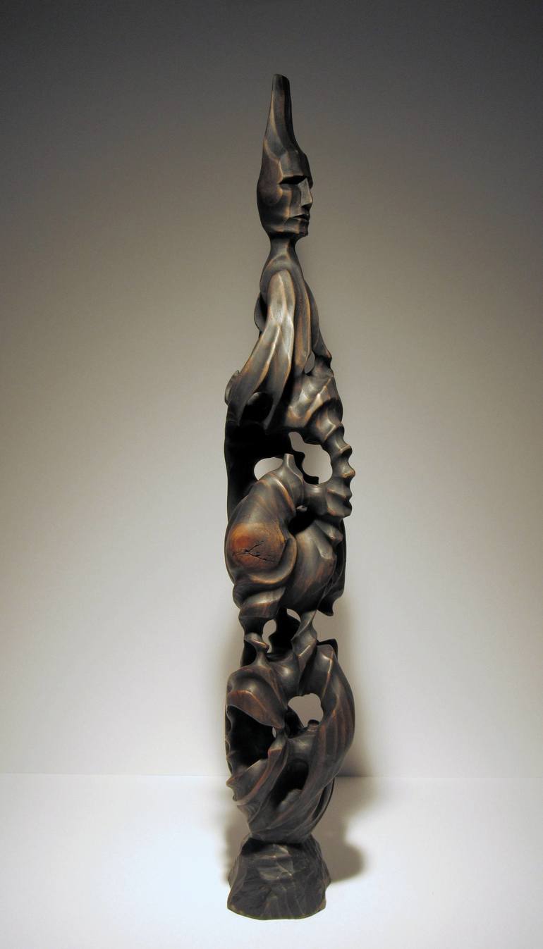 Original Conceptual Abstract Sculpture by Isidro Olguin