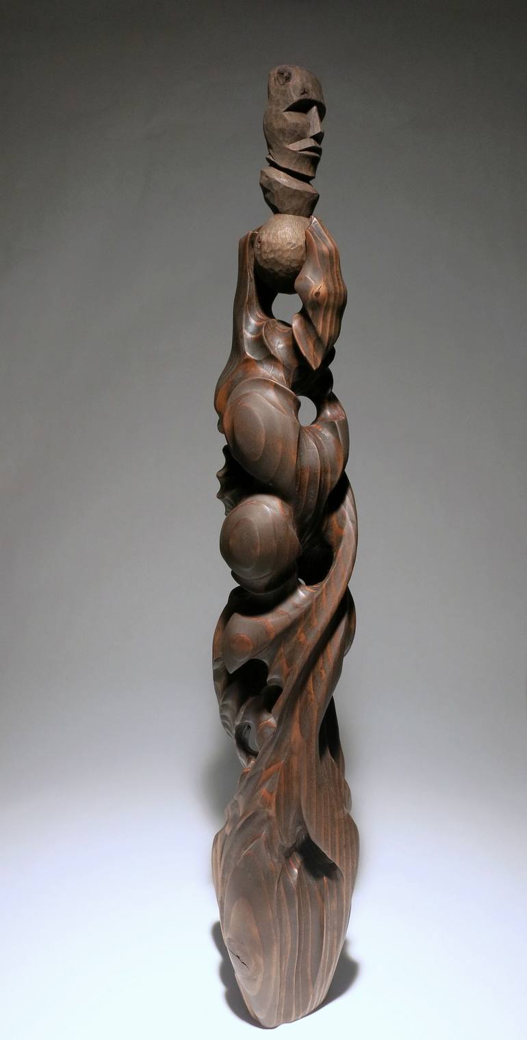 Original Abstract Sculpture by Isidro Olguin