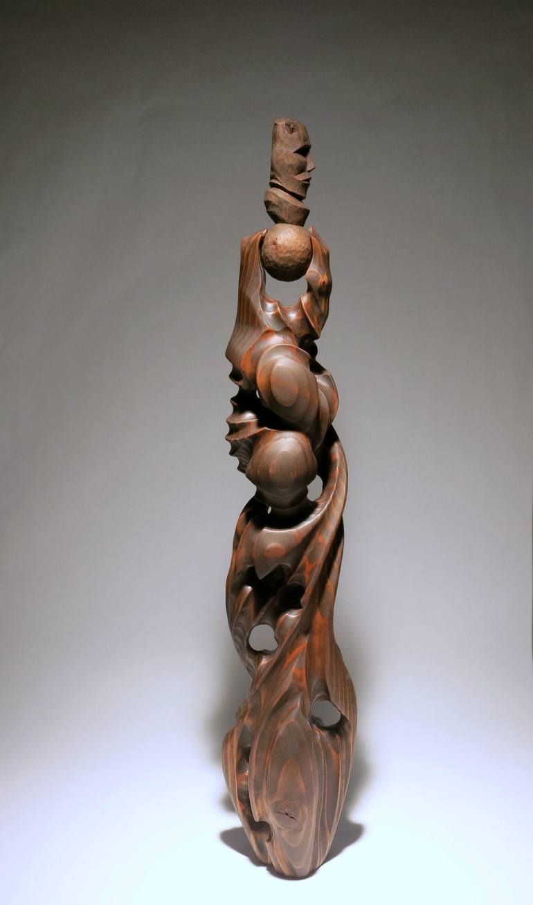 Original Abstract Sculpture by Isidro Olguin