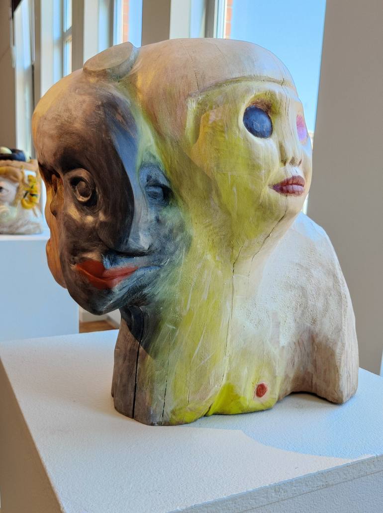 Original Figurative People Sculpture by Ian Newbery