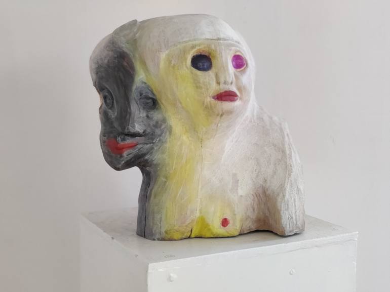 Original Figurative People Sculpture by Ian Newbery