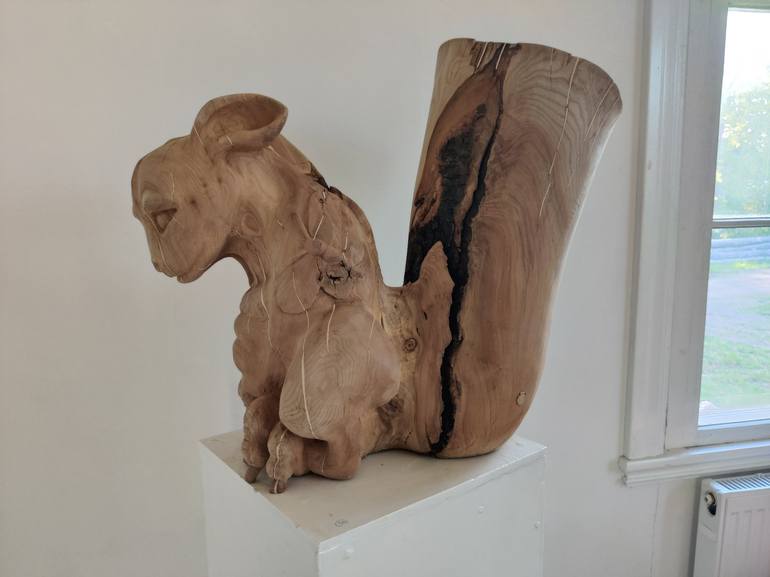 Original Figurative Animal Sculpture by Ian Newbery
