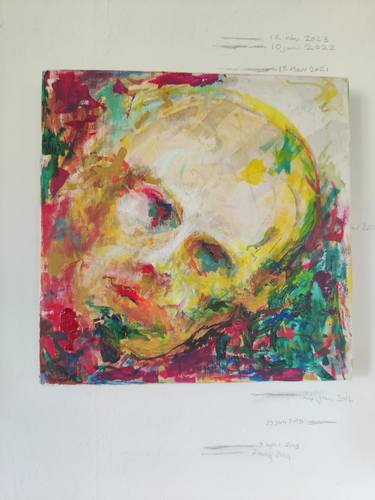 Original Abstract Expressionism People Paintings by Ian Newbery