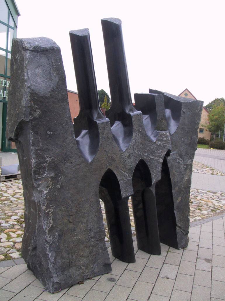 Original Abstract Architecture Sculpture by Ian Newbery