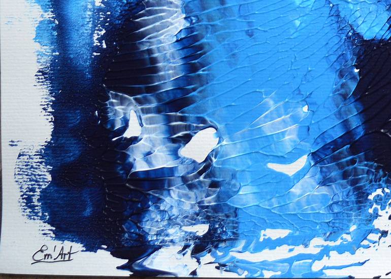 Original Abstract Painting by Emmanuelle Baudry