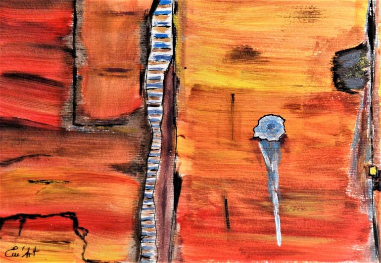 Original Expressionism Abstract Painting by Emmanuelle Baudry