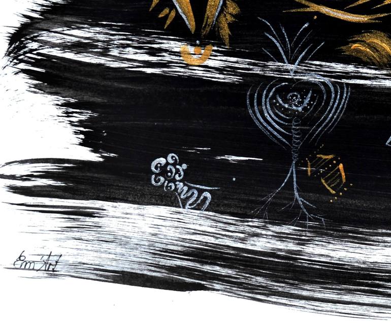 Original Fine Art Abstract Painting by Emmanuelle Baudry