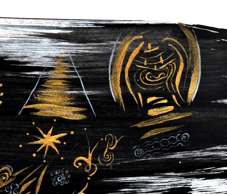 Original Fine Art Abstract Painting by Emmanuelle Baudry