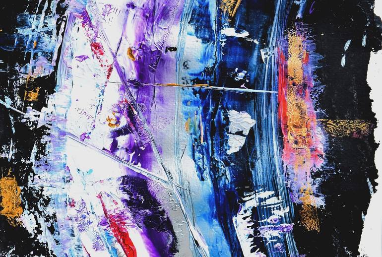 Original Abstract Painting by Emmanuelle Baudry