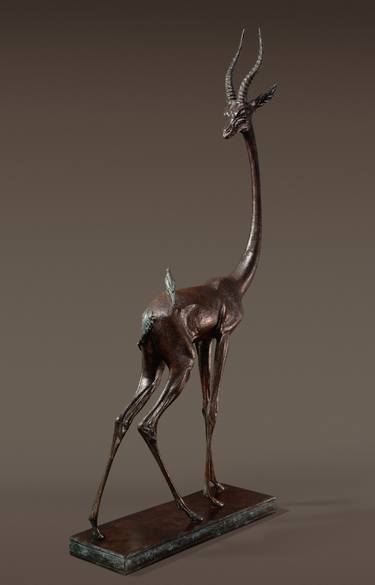 Original Fine Art Animal Sculpture by Daniel Mille