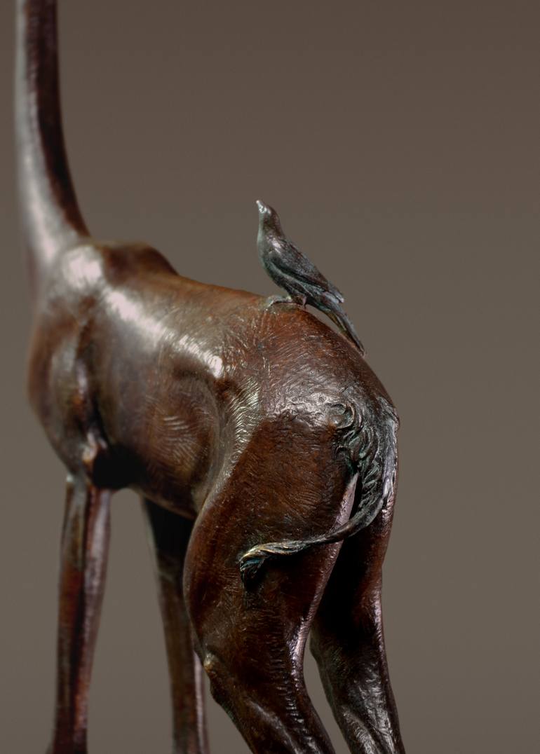 Original Fine Art Animal Sculpture by Daniel Mille