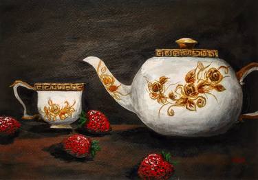 Print of Realism Food Paintings by Ayesha Nazneen