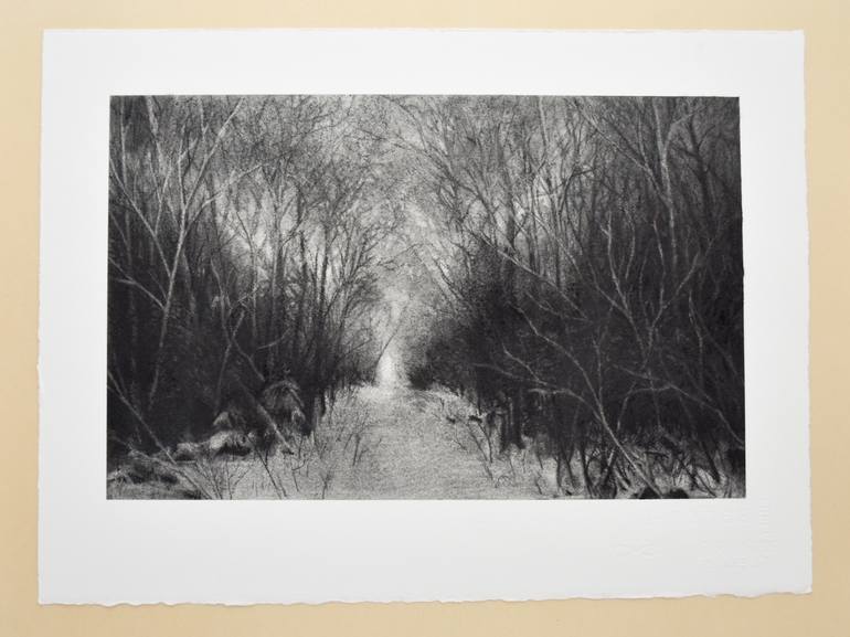 Original Figurative Landscape Drawing by Tiffany Moore