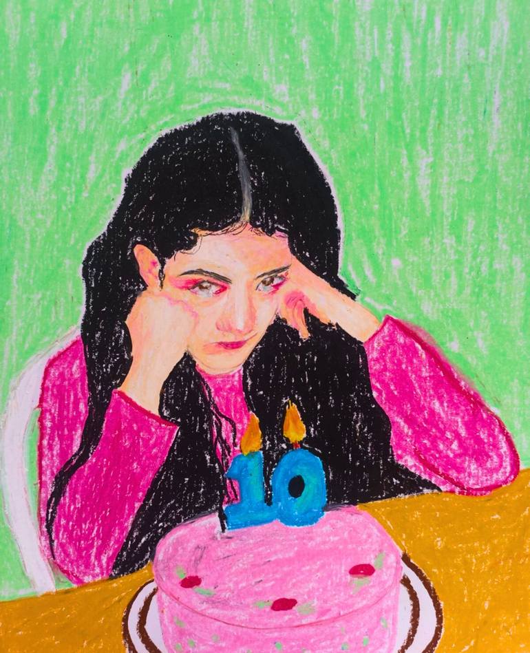 Original Figurative Children Paintings by Mariam Messouri