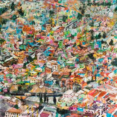 Print of Conceptual Cities Paintings by Emma Connolly