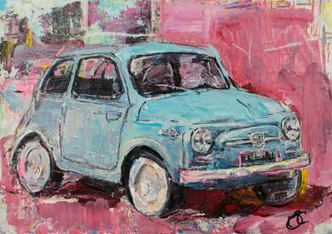 Print of Automobile Paintings by Emma Connolly