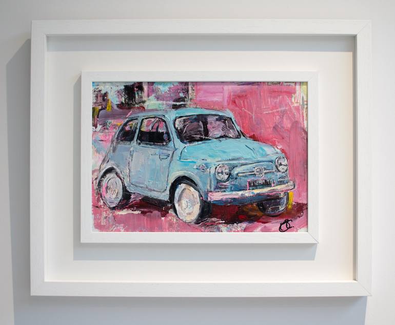 Original Conceptual Automobile Painting by Emma Connolly
