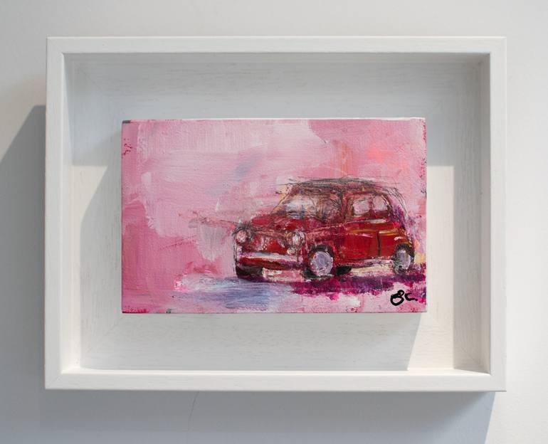 Original Abstract Transportation Painting by Emma Connolly