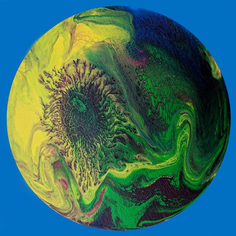 Original Contemporary Abstract Painting by Sarabjit Singh