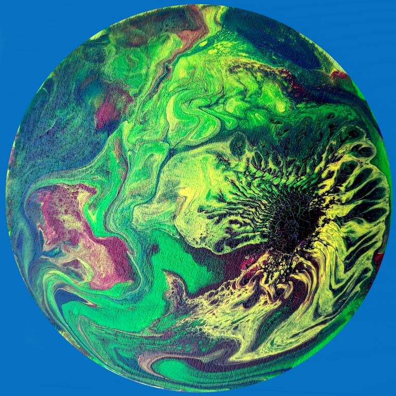 Original Contemporary Abstract Painting by Sarabjit Singh