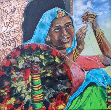 Original Women Paintings by Sarabjit Singh