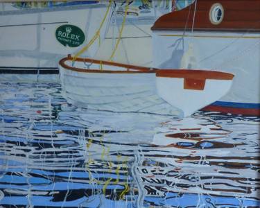 Print of Fine Art Yacht Paintings by Jan Stokes