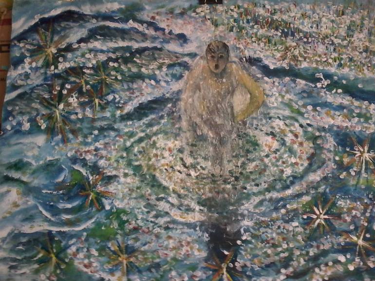 Original Documentary Men Paintings by Marianna Soltuk