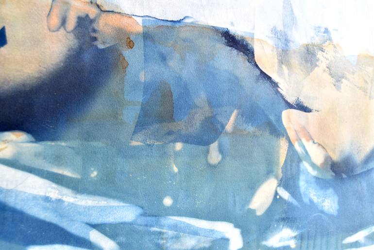 Original Abstract Expressionism Abstract Mixed Media by Emily Donovan