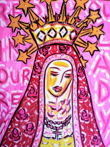Print of Figurative Religious Paintings by Annie Christian X