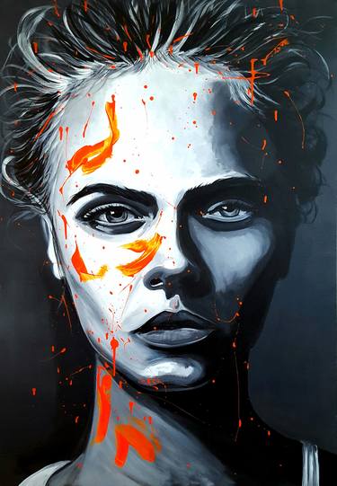 Print of Modern Portrait Paintings by Matthieu Cuvelier