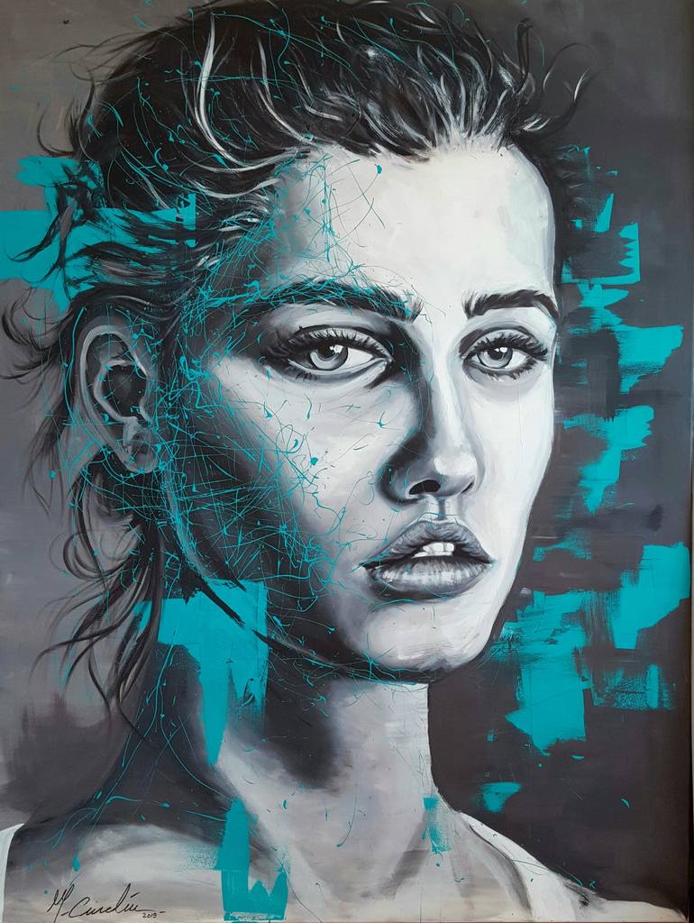 A modern tragedy #8 Painting by Matthieu Cuvelier | Saatchi Art