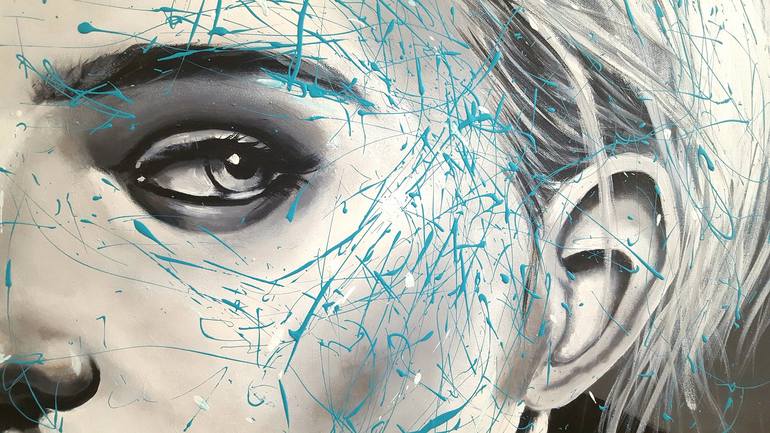 Original Figurative Portrait Painting by Matthieu Cuvelier