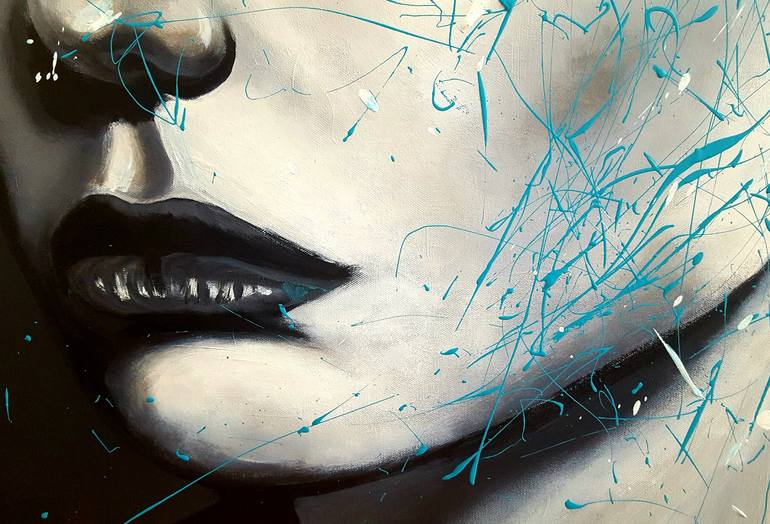 Original Figurative Portrait Painting by Matthieu Cuvelier
