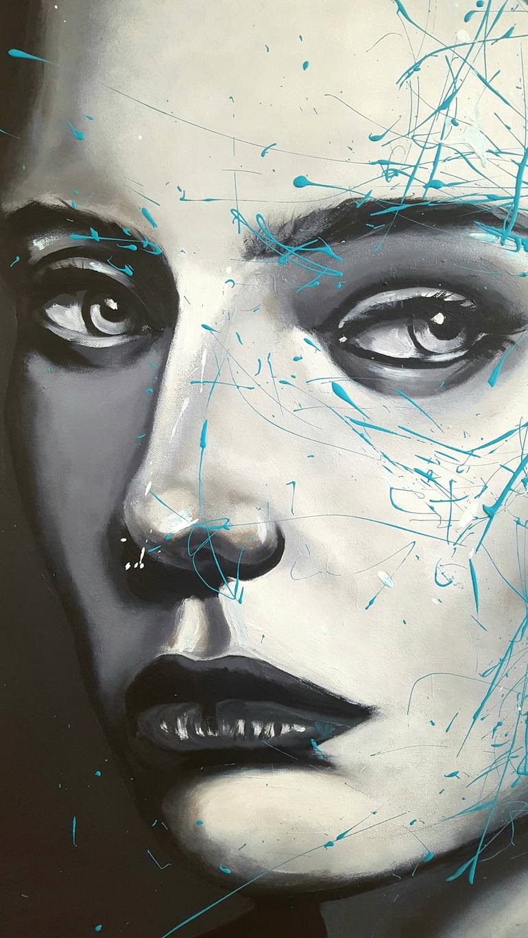 Original Figurative Portrait Painting by Matthieu Cuvelier