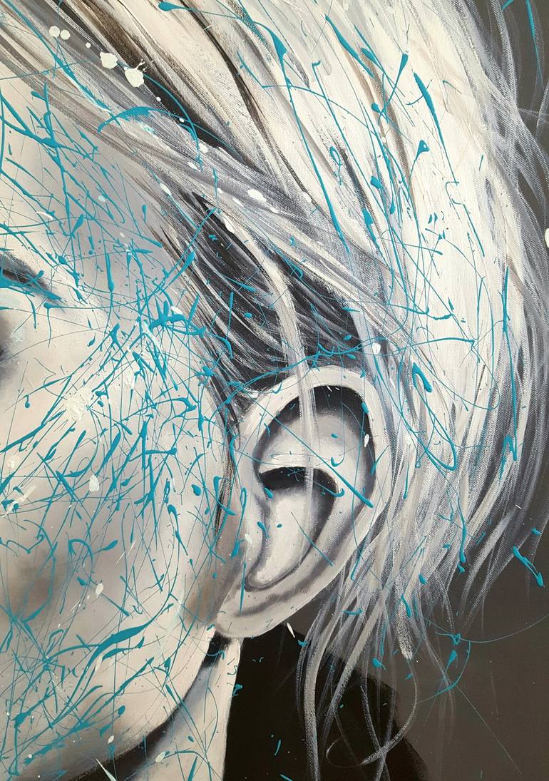 Original Figurative Portrait Painting by Matthieu Cuvelier