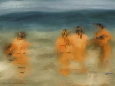 five girls at the beach thumb