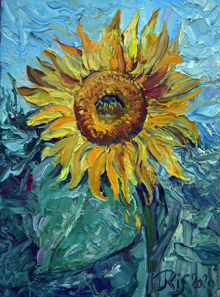 Sunflower. Art Print
