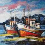Two ships by Sabina Alomerovic